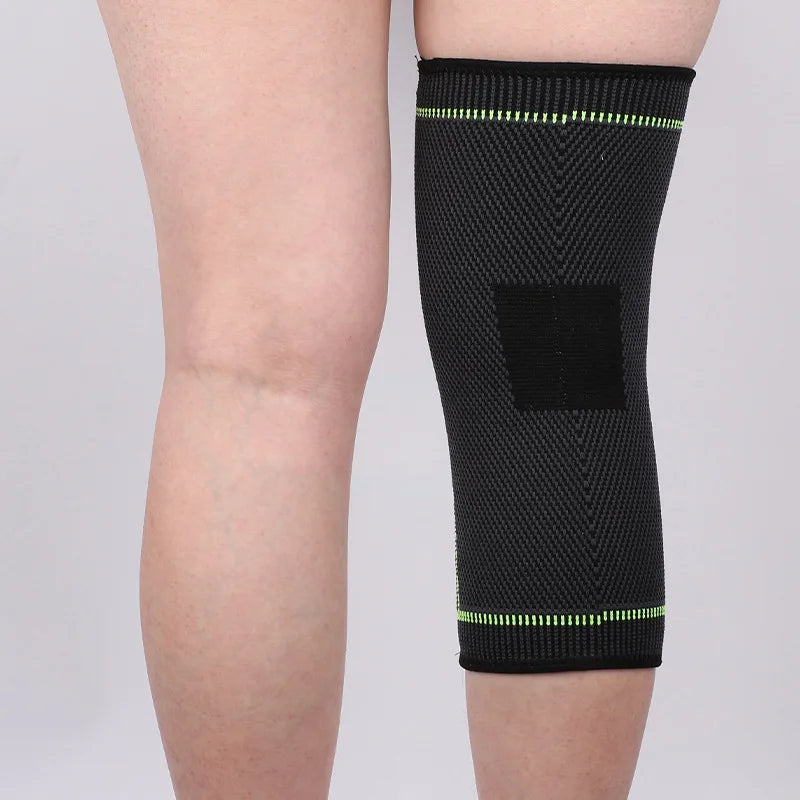 Manchon de Genou Long Effet Cuivre – Compression Respirante pour le Sport