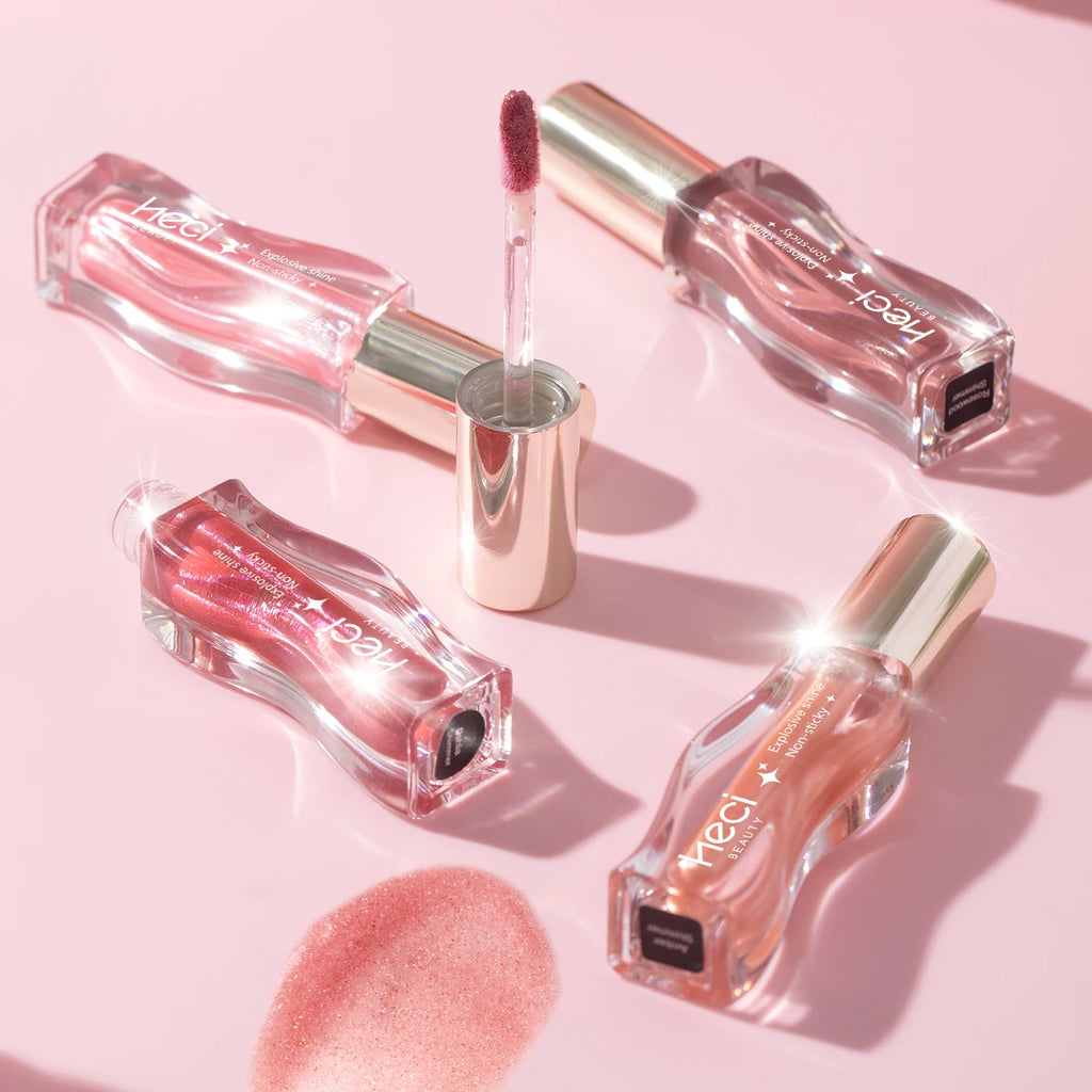 Gloss Huile Teinté Hydratant Vegan – Lèvres Brillantes et Confortables