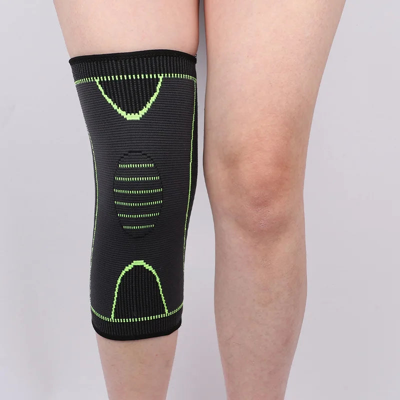 Manchon de Genou Long Effet Cuivre – Compression Respirante pour le Sport