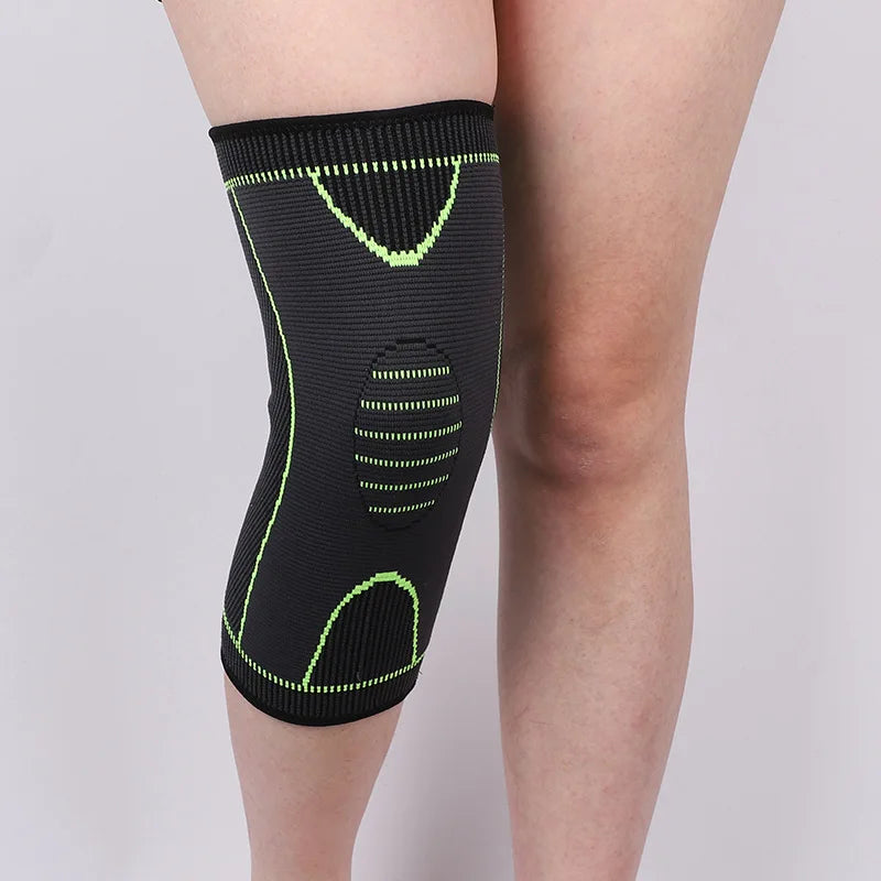 Manchon de Genou Long Effet Cuivre – Compression Respirante pour le Sport
