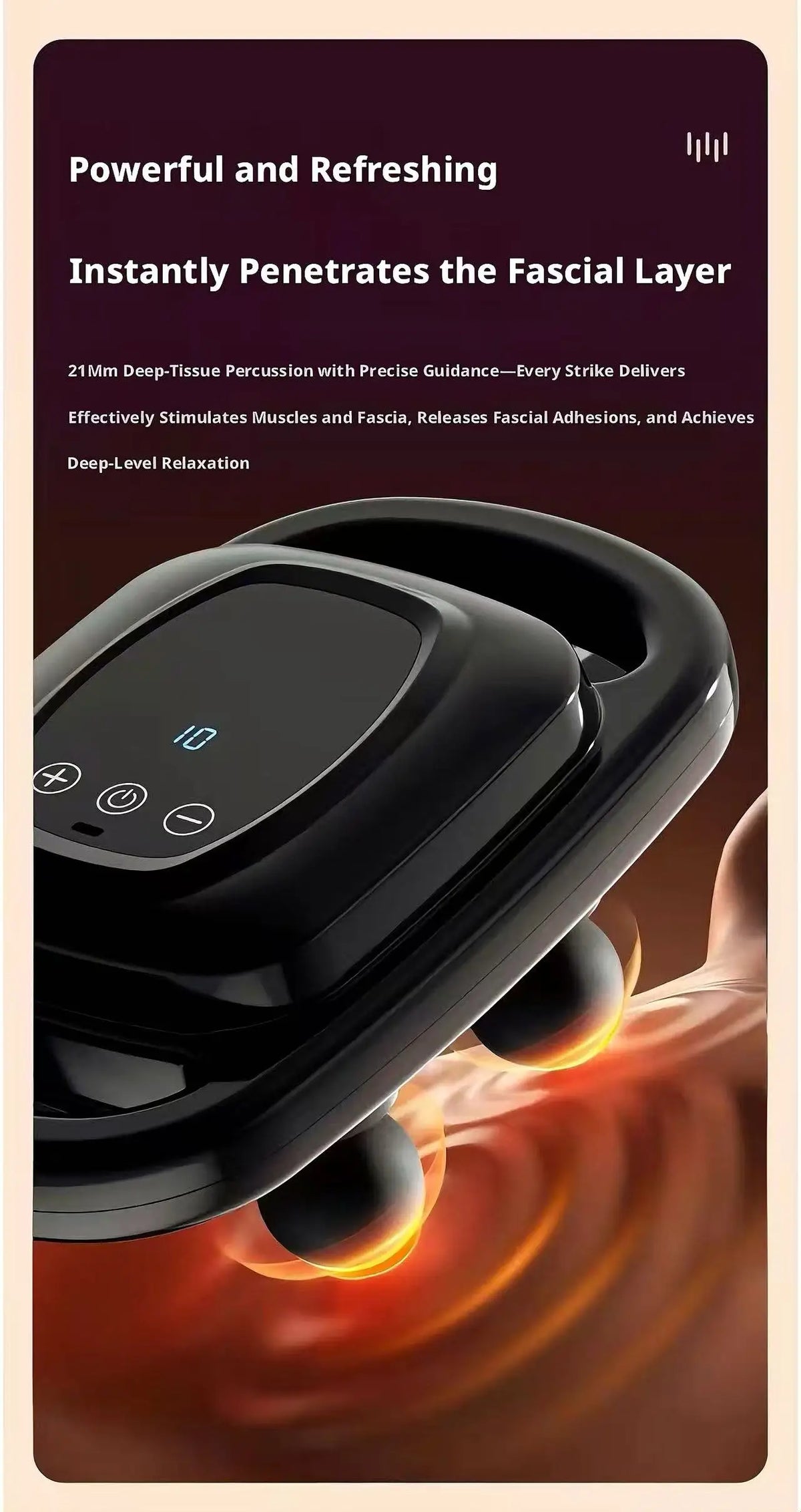 Pistolet de Massage Portable 6 Têtes – Détente Musculaire à la Maison