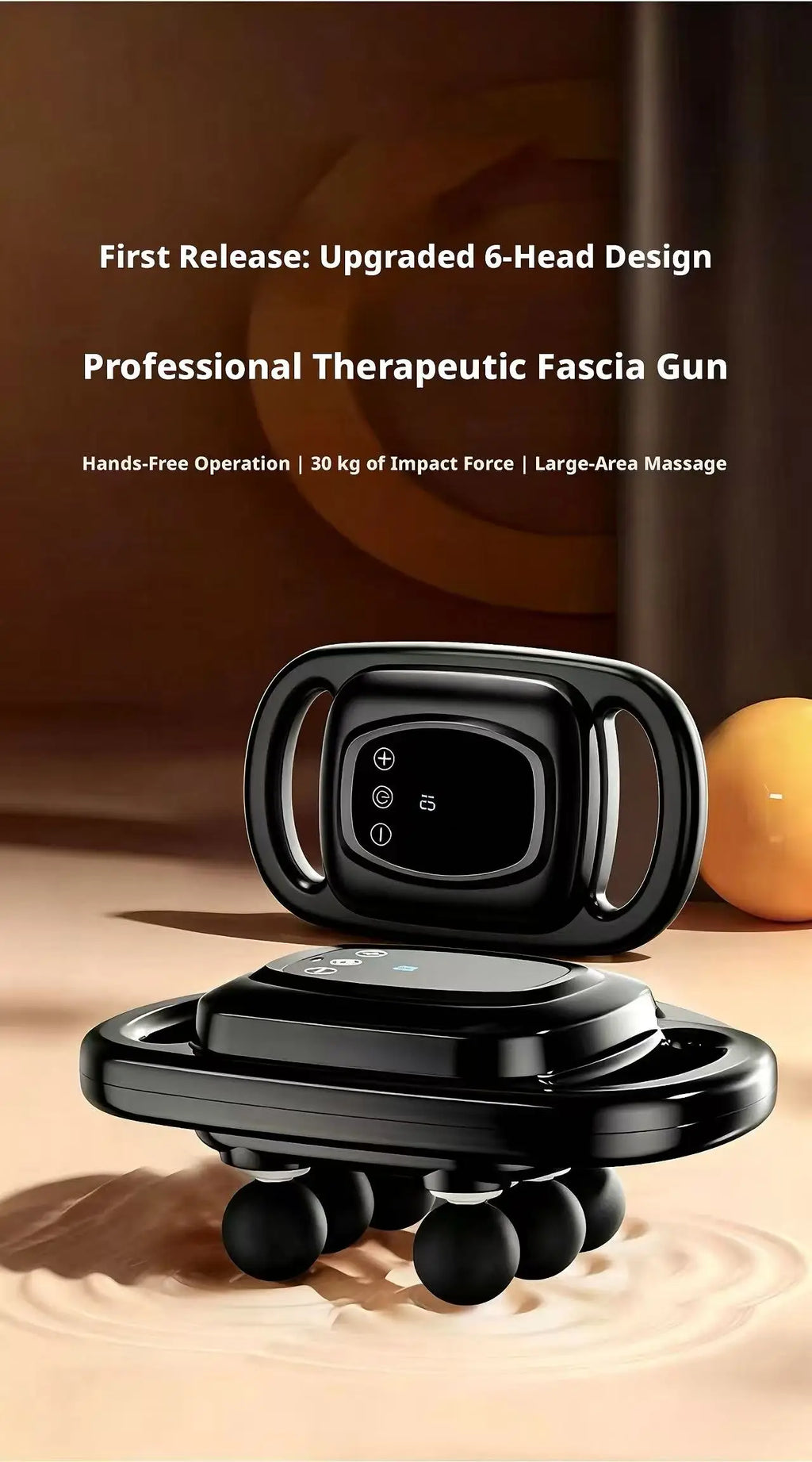 Pistolet de Massage Portable 6 Têtes – Détente Musculaire à la Maison
