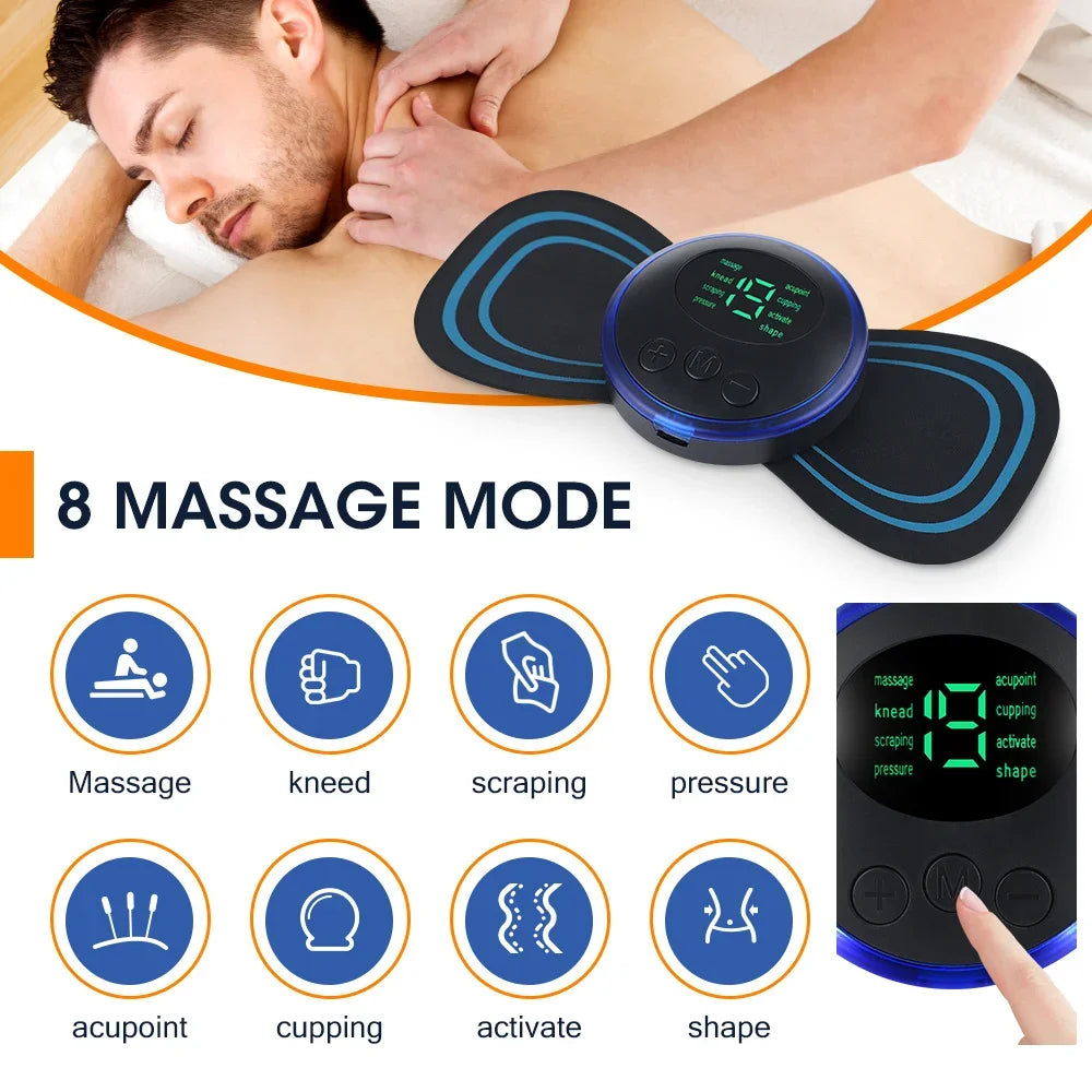 Électrostimulateur Musculaire EMS/TENS 2-en-1 – Tonifie et Détend