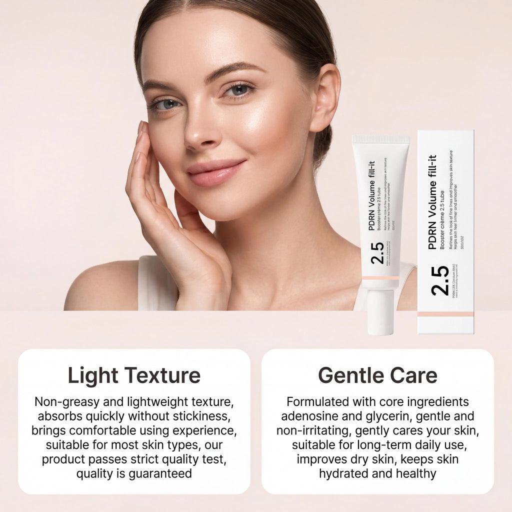 Crème Booster PDRN Anti-Âge – Repulpe, Raffermit et Lisse la Peau